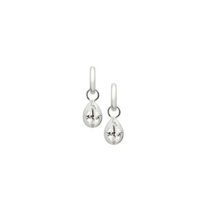 Dorsey Official oval sapphire huggie earrings